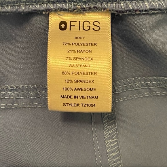 Figs Kade Cargo Scrub Pants Ceil Blue XL - Picture 4 of 9